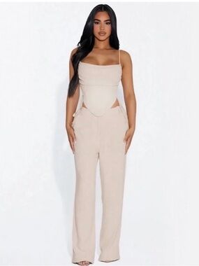 Naked Wardrobe The Linen Life Pants Size L